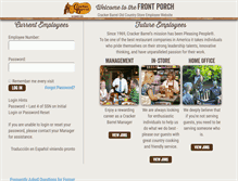 Tablet Screenshot of employees.crackerbarrel.com